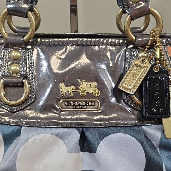 Coach RARE Julianne OP Art Tote/Satchel - Picture 3 of 16